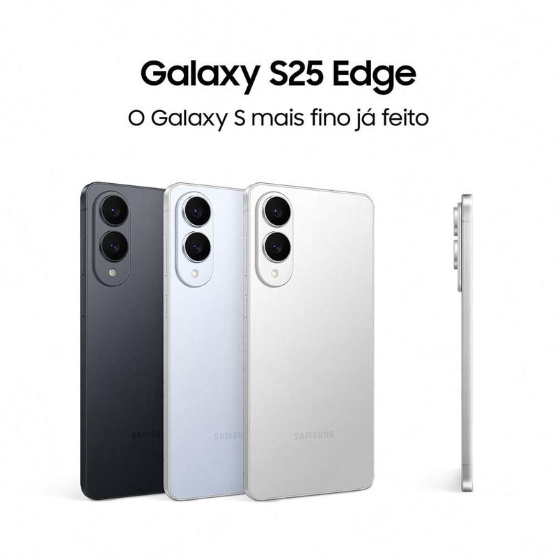 【美品】Samsung Galaxy S25 Edge 箱付き Samsung Galaxy S25 Edge 5G, 512GB, 12GB, Câmera 200MP | Amazon.com.br